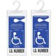 thumbnail image 1 of Bolsa de PVC transparente con gancho para carteles para discapacitados, bolsa de almacenamiento con eslogan de estacionamiento para tarjetas para discapacitados, 1 of 5