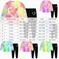 thumbnail image 3 of KPOPLK Boys Girls Outfit Sets 2-8 Years Kids Fall Soft Clothes Casual Cotton Long Sleeve Graphic Print T Shirts and Pants 2 Piece Clothes Blue Size 7-8 Years, 3 of 6