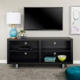 Walker Edison Simple Modern Fireplace TV Console
