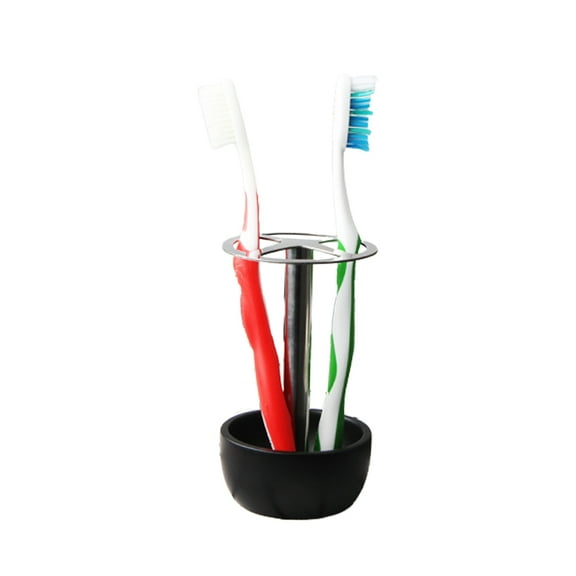 FELTECHELECTR Small Toothbrush Holder Stainless Steel Ventilation Family Home Bathroom 1Pack