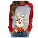 thumbnail image 3 of Suéter de mujer con dibujos animados navideños, suéter de invierno de manga larga para mujer, jersey de moda para mujer, 3 of 5