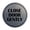 Brushed Silver, variant on Signs ByLITA Circle Close Door Gently Sign (Black) - Small