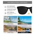 thumbnail image 5 of KALIYADI Womens Sunglasses Polarized Sunglasses Women Trendy Retro Sun Glasses with UV Protection, 5 of 10