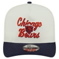 thumbnail image 2 of Men's New Era  Cream/Navy Chicago Bears Chainstitch A-Frame 9FIFTY Adjustable Hat, 2 of 5
