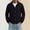 Black, variant on Men Lapel Collar Snap Button Jacket Drawstring Hem Lightweight Wind Resistant Casual Outerwear for Spring Fall Daily Street Campus Travel Walking Army Green S