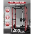 thumbnail image 2 of JoanKaren Power Rack Cage,1600LBS Capacity Multi-Function Squat Rack for Home Gym with Cable Crossover System, 2 of 8