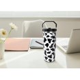 thumbnail image 6 of 30oz Cow Print Tumbler with Handle and Straw, Stainless Steel Vacuum Insulated Coffee Tumbler, Travel Mug Water Bottle, Cow Stuff Accessories Decor, Cow Gifts for Women, 6 of 6