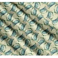 thumbnail image 3 of Soimoi Yellow Cotton Voile Fabric Crabs Ocean Fabric Prints By Yard 42 Inch Wide, 3 of 7