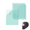 thumbnail image 1 of Funda para casco de soldadura Dalekay, 4,5 x 5,25 pulgadas, 10 unidades, transparente, 1 of 7