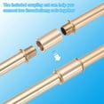 thumbnail image 4 of Uxcell Straight Pipe Lamp Stems Rod Kit, M10 200mm Rod with Nut, Gold 2 Set, 4 of 6