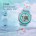 thumbnail image 4 of A ALPS Kids Watches 3D Cartoon Wristwatch for Girls Boys Digital Waterproof Wristwatch with 7 Color Lights Birthday Christmas Gift for Kids Ages 3-12, 4 of 7