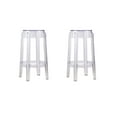 thumbnail image 1 of Heavenly Collection Clear Plastic Counter Stool, 1 of 9