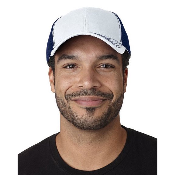 Adams Fairway Cap White/Navy