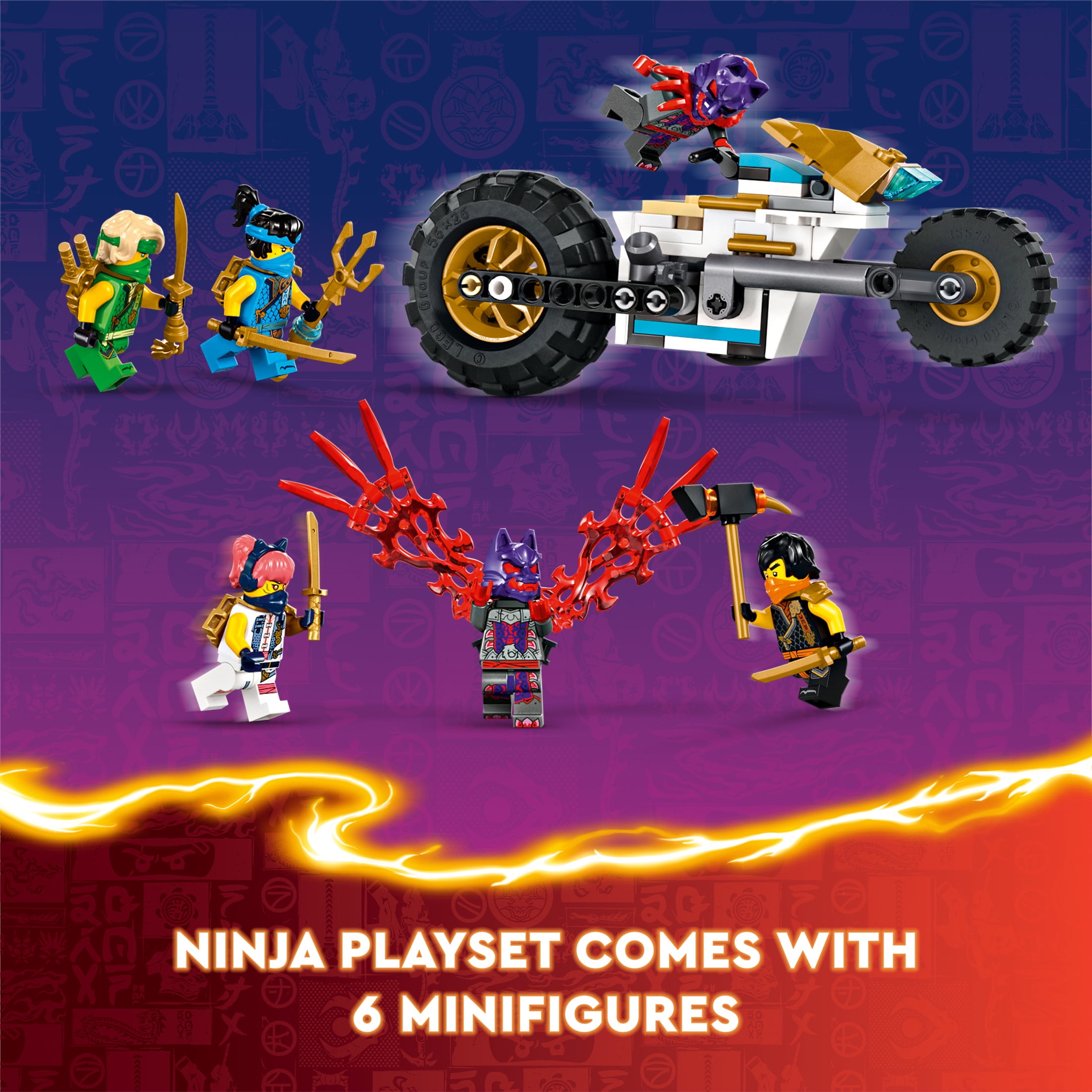 LEGO NINJAGO Ninja Team Combo Vehicle, 4 in 1 Ninja Playset LEGO NINJAGO Ninja Team Combo Vehicle, 4 in 1 Ninja Playset
