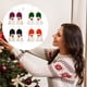 thumbnail image 4 of Qarigey 1 par de pendientes tejidos de Navidad para Navidad, cumpleaños, boda, trabajo de compromiso, joyería de gota trenzada de moda para Ropa, zapatos y accesorios Miscelánea, 4 of 6