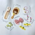 thumbnail image 4 of QJUHUNG Princess Hair Accessory Set for Various Occasions - 10-11 Piece Hair Decor Gift Box  Durable & Colorful Hair Clips  Hair Bands  Hair Ties  Bows - Easy to Wear  Non-fade  Versatile, 4 of 6