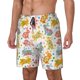 thumbnail image 1 of Balery Boho Bunny Bañador para hombre, shorts de playa de secado rápido con entrepierna y forro de compresión-Large, 1 of 6