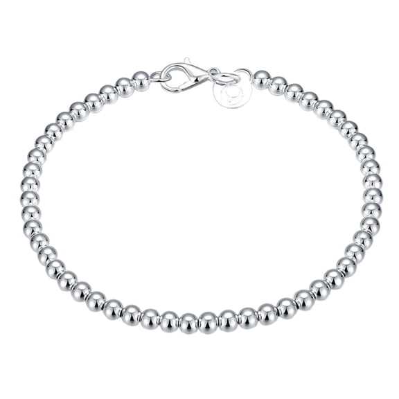 Ayyufe Bracelet Silver Plated Pretty Women Hand Chain with Lobster Clasp for Birthday