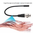 thumbnail image 3 of 3.5MM to XLR Audio Adapter Cable,Zinc Alloy Shell, Gold Plated Stereo Female to Balanced Female Converter, Oxygen Free Copper Wire, 30cm Length, for Camera, 3 of 7