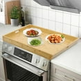 thumbnail image 4 of 11.02 Lbs Pine Wood Noodle Board Stovetop Cover Oversized Kitchen Serving Tray, 4 of 18