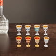 thumbnail image 5 of 8PCS Wine Goblet, Zinc Alloy Goblet, European Retro Goblet Set of 8 for Weddings, Dinner Parties,Everyday Fun Parties and More, 5 of 14