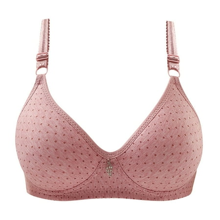 

Mrat Women s Bras Plus Size Full Coverage T-Shirt Bra Woman s Print Gathered Together Daily Bra Underwear No Rims Lace Bras No Padding Women s Lightly Lined Bra