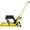 yellow, variant on Floor Jack, Hydraulic Trolley Service/Floor Jack, 1500 Lbs Capacity, Lifting Range 4.5 -15 Inches, 0.7 Tons Heavy-Duty Steel Low Profile Floor Jack with 4 Casters, Suitable for SUVs Trucks