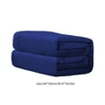 thumbnail image 3 of JMYHOAM Flannel Fleece Microfiber Throw Blanket Lightweight Cozy Couch Bed Blanket Super Soft and Warm Solid Color Throw Blanket for Couch, Blue, 3 of 8
