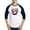 Blue/White, variant on CafePress - Devil Bats - Cotton Baseball Jersey, 3/4 Raglan Sleeve Shirt