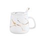 thumbnail image 1 of Naiovety Taza de cerámica para café, té, leche, agua, recipiente para avena, taza con asa, cuchara, porcelana, restaurante, suministros para Juegos de servir café y té Tipo 2, 1 of 6