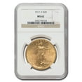 thumbnail image 1 of 1911-D $20 Saint-Gaudens Gold Double Eagle MS-62 NGC, 1 of 3
