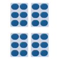 thumbnail image 1 of 24 Unids / Set de Pegatinas de Silenciador de Kit de Batería Pegatina de Gel de Sílice Amortiguadores de Tambor Almohadillas de Gel Silenciador de Tambor Silenciador Azul, 1 of 5