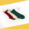 thumbnail image 4 of Christmas Gift Bags Christmas Stocking Socks White, 4 of 7