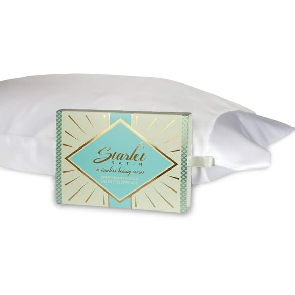 Satin Pillowcase- Whoopee White