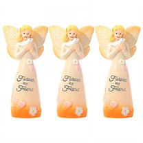 ICERUN 3Pcs Garden Statues,Angel Girl Sculpture Resin Animals,Fantasy Decor Garden Decor for Outside,Style5