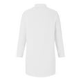 thumbnail image 5 of Njoeus Women's Long Sleeve T Shirt Dress Flowy Loose Button V Neck Tunic Tops Ladies Business Casual Work Office Dressy Blouses Shirts with Pocket S-XXL, 5 of 6