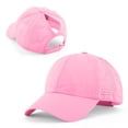 thumbnail image 4 of Womens Ponytail Baseball Cap Adjustable High Messy Bun Ponycap Quick Drying Trucker Hats, 4 of 9