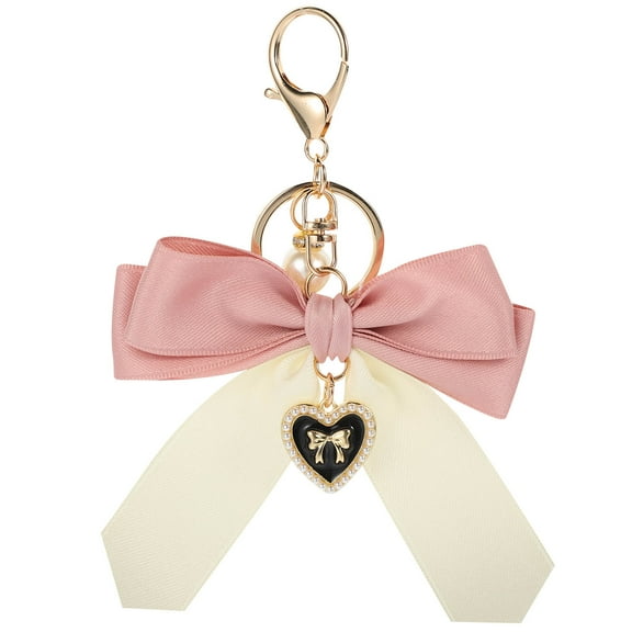 HONMEET Keychain Vintage Bow Key Ring Elegant Bow Design Zinc Alloy 1Pack for Women Daily Use