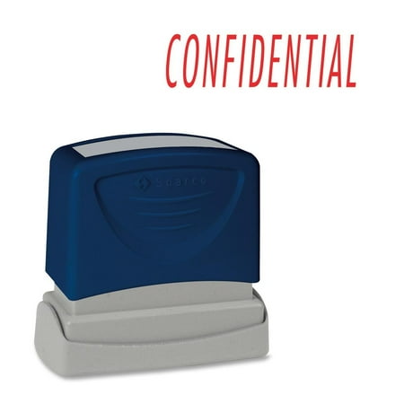 Confidential Ink Stamp - Sparco Pre-inked Stamp - Confidential Message Stamp - 1.75