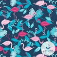 thumbnail image 4 of i Play Girls Swim Diaper Navy Flamingo's-12 Months, 4 of 7