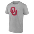 thumbnail image 2 of Men's Heather Gray Oklahoma Sooners Logo T-Shirt, 2 of 3
