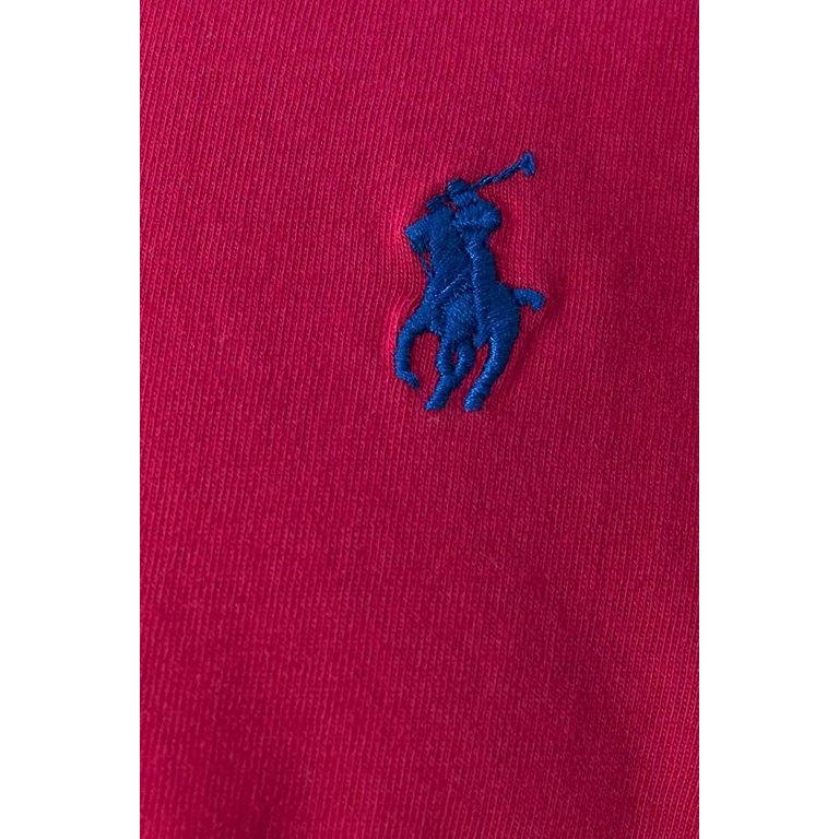 Polo Ralph Lauren Mens Crew Neck T-shirt (Large, RL 2000 Red