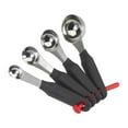 thumbnail image 3 of Bradshaw International 7345424 Stainless Steel Measuring Spoon Set - 4 Piece, 3 of 4