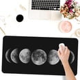 thumbnail image 6 of Desk Mat,Celestial Moon Phases Extended Gaming Mouse Pad for Office Work & Game,Computer Keyboard Mouse Mat Desk Non-Slip Rubber Base Large Mousepad with Stitched Edges, 31.5x15.7inch, 6 of 6