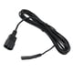 thumbnail image 5 of Cable de alimentación IEC320 C14 a IEC320 C7 10A 250V 2500W IEC320 C14 macho a IEC320 C7 hembra Cable de alimentación 100-250V 9.8ft, 5 of 14