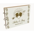 thumbnail image 7 of Darling Souvenir Personalized Engraved Laser Cut Wedding Guest Book Wooden Cover Sign-in Book Registry Guestbook Scrapbook-PN, 7 of 7