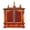 Multi Color, variant on Customized Wooden Small Handpainted Mandir/Temple for Home/ Pooja Mandap /Wooden Pooja Chowki /Wall Handing Mandir Medium-18*9*22 Inch