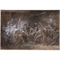 thumbnail image 3 of Anne Louis Girodet-Trioson 18x14 Black Modern Framed Museum Art Print Titled - The Oath of the Seven Chiefs Against Thebes (C. 1800), 3 of 5
