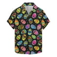 thumbnail image 2 of GERsome Mens Hawaiian Shirts Loose Fit Vacation Shirts Short Sleeve Button Down Easter Shirt for Men S-5XL, 2 of 5