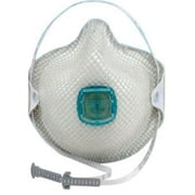 Moldex Small N100 Disposable Respirator With Ventex Exhalation Valve, Dura-Mesh Shell And HandyStrap - NIOSH 42CFR84 (5 Per Box)